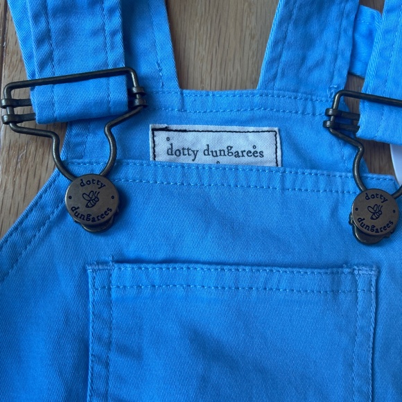 🌟 Brand New Dotty Dungarees Overalls – 12–18M – NWT Baby Girl/Boy 🌟 - Picture 4 of 7